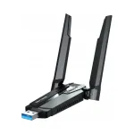 Traadita v&otilde;rgukaart LB-Link, Wi-Fi USB-le, 5400 Mbps, kolme sagedusega, antennidega