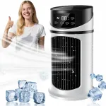 Elektriline ventilaator-&otilde;hukonditsioneer niisutajaga, 6 kiirust, 300 ml, LED
