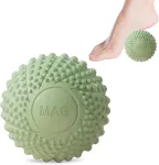 Teraga massaažipallid, rohelised, jalgadele, seljale, jalalihastele