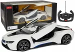 Raadio teel juhitav BMW i8 valge 1:14 RASTAR mudel, 2,4 GHz pult