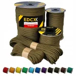 Paracord n&ouml;&ouml;r EDCX 4 mm, 100 m, Coyote Brown, valmistatud Poolas