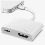 USB-C HDMI adapter s&uuml;learvutile, telefonile, telerile