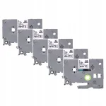 Brother TZe-221 etikett, 9 mm, valge, 5 tk komplekt