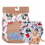 Taaskasutatav m&auml;hkmep&uuml;ksid MULTIPIELO SWADDLE 3-15 kg COLORFUL farm