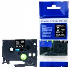 BROTHER TZe-325 kleebiseteip, must, 9 mm