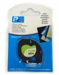 Pabeririba DYMO LetraTAG 91200 S0721510, valge, 12 mm