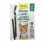 N&auml;rimispulgad kassidele GIM CAT STICKS lambaliha ja linnulihaga, 4 tk