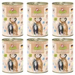 GranataPet DeliCatessen teraviljavaba m&auml;rg kassitoit vasikalihaga, 6 x 400 g