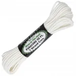 Paracord n&ouml;&ouml;r ATWOOD 550, pimedas helendav, valge, 15 m