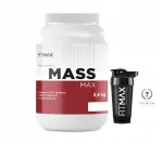 Fitmax Mass Max gainer 2800 g maasika maitsega koos tasuta shakeriga
