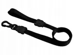 ZEE DOG Gotham XS rihm, must, 120 x 1 cm