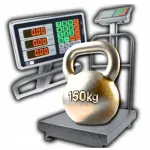 Ladu t&ouml;&ouml;stuslik kaalu LCD, 50&ndash;150 kg