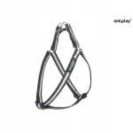 Koera rakmed Amiplay Shine peegeldavad mustad, suurus XL