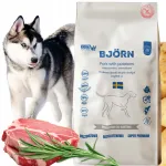 BJ&Ouml;RN teraviljavaba kuivtoit koertele sealihaga ja kartulitega, 65% liha, 10 kg