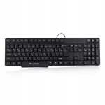LOGIC LK-12 juhtmega klaviatuur, must, USB, 104 klahvi, vaikne membraan