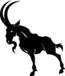 Autokleeps GOAT Bull habemega, 15 x 12,8 cm