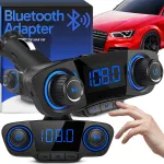 Autoline FM saatja Bluetooth 5.0, 2 USB laadijaga, 8-in-1, painduv pistik