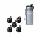 Veepudel filtriga Aquaphor City 0,35 l hall, 5 filtriga
