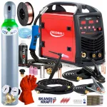 Poolautomaatne keevitusaparaat WELDMAN MICRO MIG 225 SYNERGY MMA TIG, 230V, 220A, 3in1