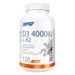 Vitamiin D3 4000 + K2, 120 tabletti