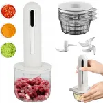 Mitmeotstarbeline k&auml;si blender 304 tera komplekt kruusiga USB valge