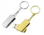 V&otilde;tmehoidja kujuline 4 GB USB-m&auml;lupulk, kuldne v&otilde;i h&otilde;bedane