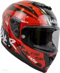 Mootorrattakiiver LAZER RAFALE EVO Oni, punane-must, suurus L