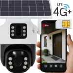 V&auml;lise p&ouml;&ouml;rleva valvekaamera SIM-kaardiga, GSM/LTE 4G, p&auml;ikeseenergial