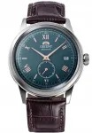 Mehaaniline meeste k&auml;ekell ORIENT Bambino 38 mm roheline sihverplaat v&auml;ike sekund, 3 ATM