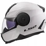 Moodsalt avatav kiiver LS2 FF902 SCOPE II, l&auml;ikiv valge, XS