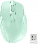 Juhtmevaba hiir TECKNET M003, 4800 DPI, USB, 2,4 G, BT5.0/3.0, roheline