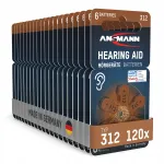 Kuuldeaparaadi patareid Ansmann 312, 120 tk