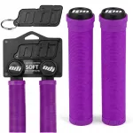 Jalgratta juhtraami k&auml;epidemed ODI Soft Longneck, violetse, kummist