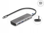 USB-jaotur Delock 64299, 10 Gbps, 2x USB Type-A, 2x USB Type-C, &uuml;hendus USB-C