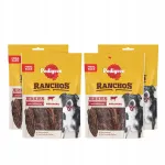 Koerte sn&auml;kkide komplekt PEDIGREE RANCHOS Jerky veiseliha, 4 x 180 g
