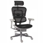 GROPSOL Ergohuman 2 Elite ST GS ergonoomiline kontoritool, must v&otilde;rgukangas