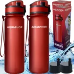 Aquaphor City 0,5 l veefiltripudel punane koos 2 vahetatava kasseti jaaga