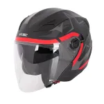 Motorrattakiiver W-TEC Barcel Vermella, avatud, XXL