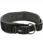 PREMIUM lai kaelarihm, must/grafiit, XS-S (27&ndash;35 cm, 25 mm)