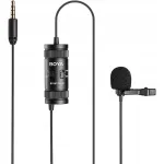 Klambriga mikrofon BOYA 6 m kaabliga, 3.5 mm mini&uuml;hendus
