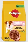 Kuivkoeratoit PEDIGREE JUNIOR, 500 g, linnuliha ja k&ouml;&ouml;giviljadega