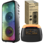 Kaasaskantav Bluetooth 5.3 k&otilde;lar FM raadio, MP3 ja MicroSD-ga