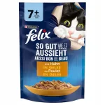 Kassitoit FELIX Fantastic Senior t&uuml;kid želatiiniga, 60 x 85 g