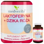 Toidulisand MEDVERITA Lactoferrin + Wild Rose Beef Protein Vitamin C, 120 kapslit