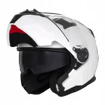 Moto kiiver Nox Jaw N966, kokkupandav, valge, XL