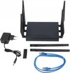 Juhtmevaba ruuter SIM-kaardiga, 8 antenniga, WiFi 6, 5G, Gigabit LAN, 1000 Mbps