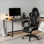 Ergonoomiline kontoritool musta/halli v&auml;rviga, metallist, 70x70x127 cm, 360&deg; p&ouml;&ouml;ramine