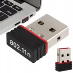 Traadita v&otilde;rgukaart WiFi USB, 150Mbps, 2.4GHz, Nano mini
