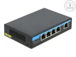 Delock 87764 l&uuml;liti, 4 PoE, 1 RJ45, gigabit Ethernet
