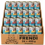 FRENDI niiske kassitoit, 24 x 400 g, erinevad maitsed